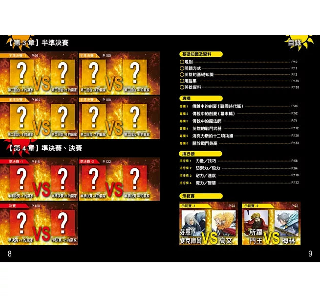 英雄最強王圖鑑：NO.1爭奪淘汰賽兒童繪本內容