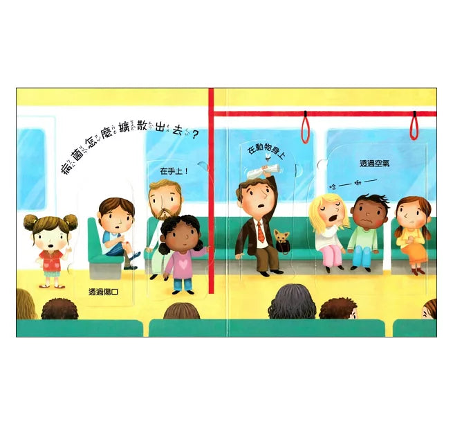 寶貝的第一個Q & A：病菌大發現兒童繪本內容