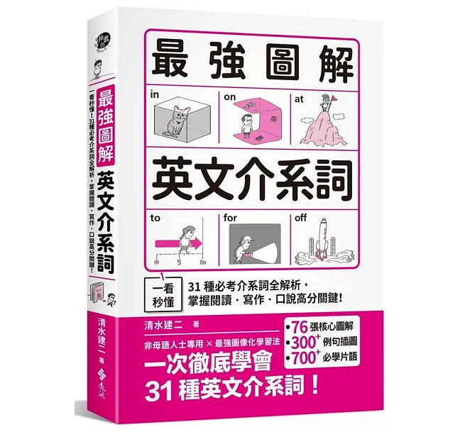 最強圖解英文介系詞兒童繪本內容