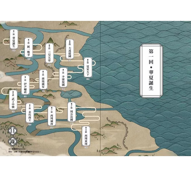 如果歷史是一群喵(1)：夏商西周【萌貓漫畫學歷史】(暢銷二版)兒童繪本內容