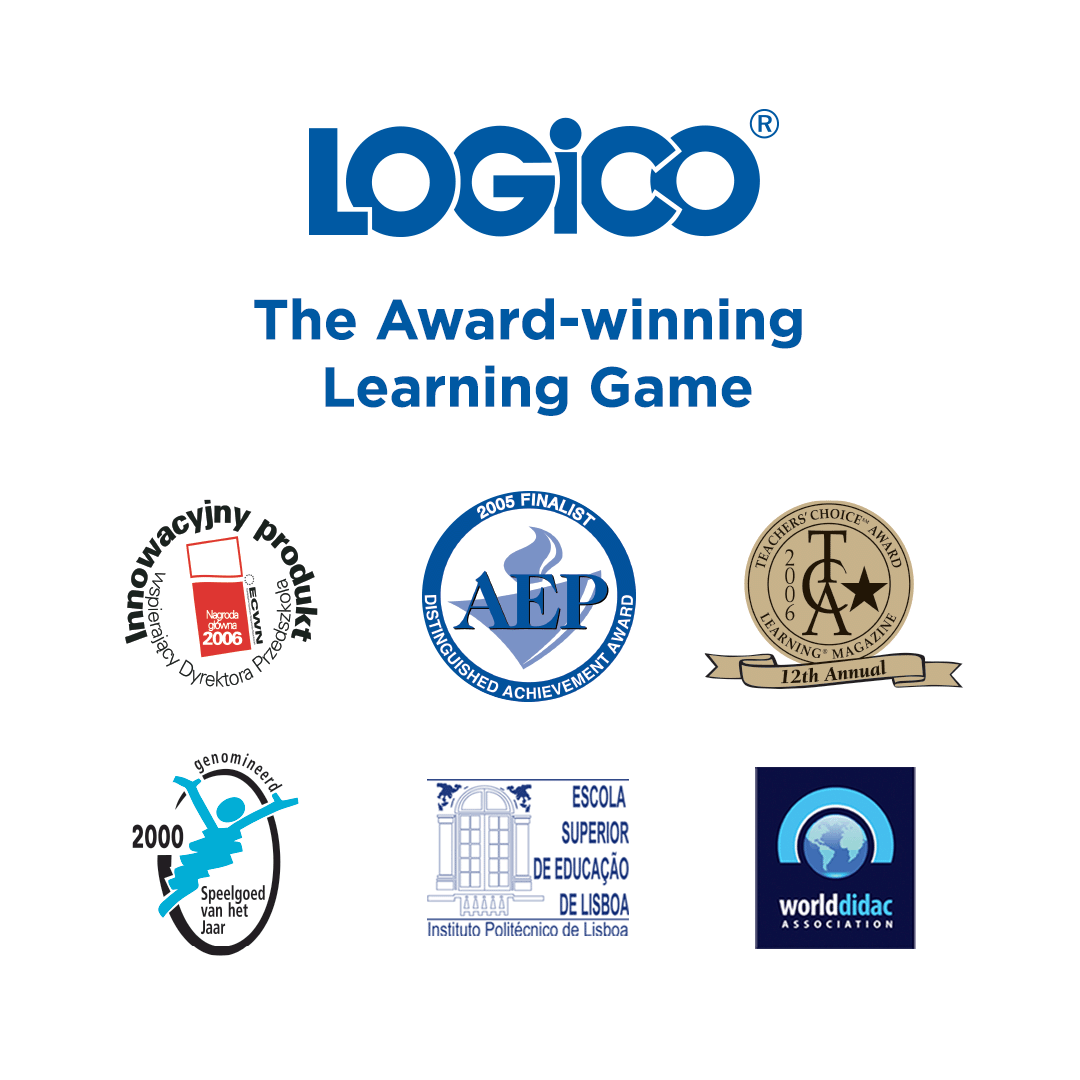 樂智高 (LOGICO) 學習遊戲榮獲的多個國際獎項，包含德國設計獎等。