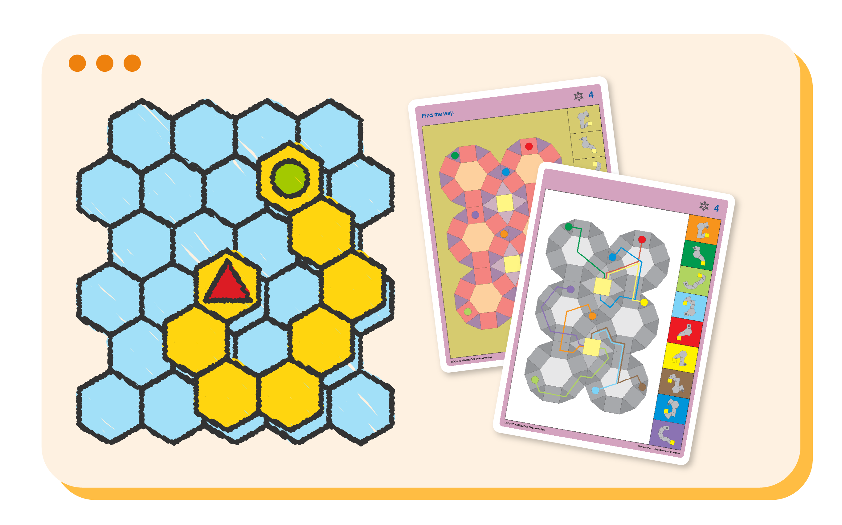 Learning design of LOGICO MAXIMO: An illustration of exploring multiple solution paths to develop strategic thinking.